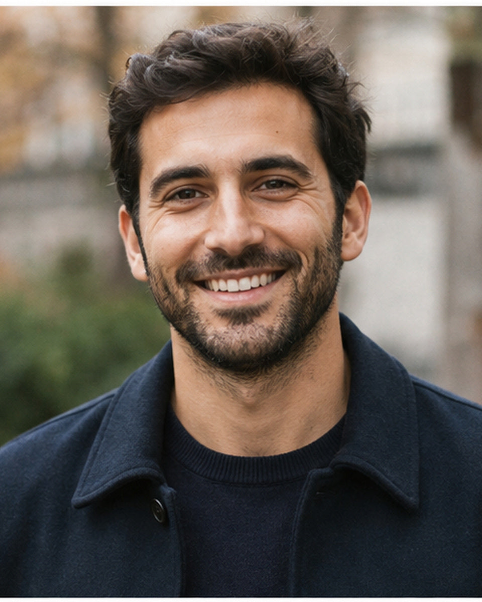 Illustrative professional profile portrait example